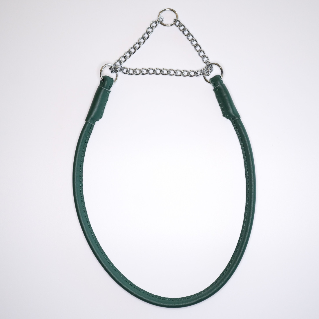 Leather Half Check Collar