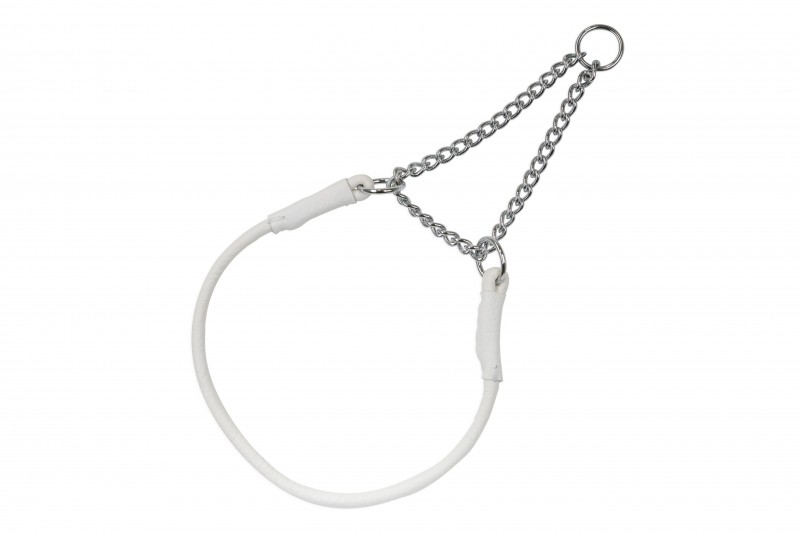 Leather Half Check Collar